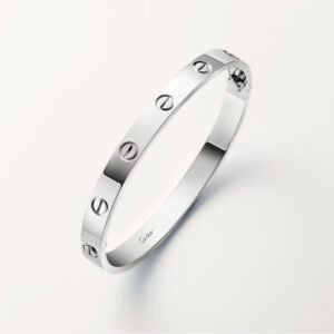 CARTIER LOVE 18K WHITE GOLD CLASSIC MODEL BRACELET
