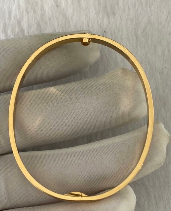 CARTIER LOVE 18K ROSE GOLD 6 DIAMOND SMALL SIZE - Ảnh 4