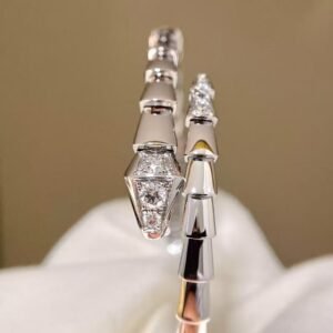 BULGARI SERPENTI VIPER WHITE GOLD BRACELETS