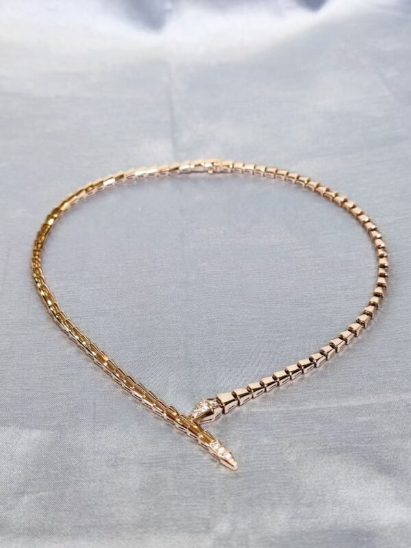 BULGARI SERPENTI VIPER ROSEGOLD NECKLACES