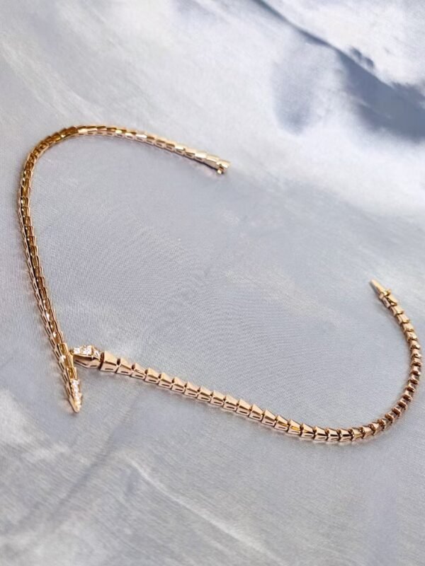 BULGARI SERPENTI VIPER ROSEGOLD NECKLACES - Ảnh 4