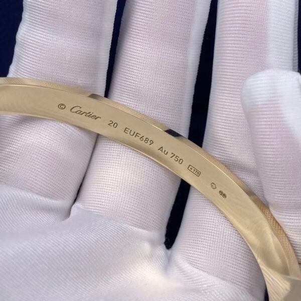 CARTIER LOVE , CLASSIC MODEL YELLOW GOLD , PAVED - Ảnh 6