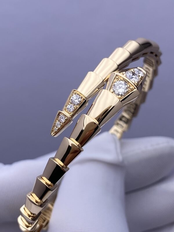 BULGARI SERPENTI VIPER YELLOW GOLD BRACELETS - Ảnh 3