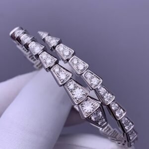 BULGARI SERPENTI VIPER WHITE GOLD BRACELET