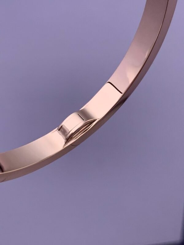 CARTIER LOVE ROSE GOLD MEDIUM SIZE BRACELET - Ảnh 8