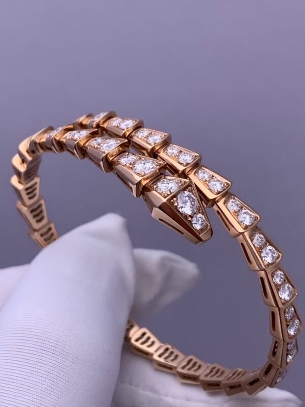 BULGARI SERPENTI VIPER ROSE GOLD BRACELETS - Ảnh 4