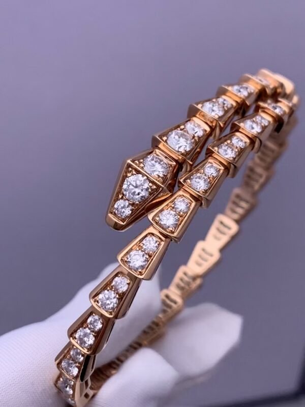 BULGARI SERPENTI VIPER ROSE GOLD BRACELETS - Ảnh 3