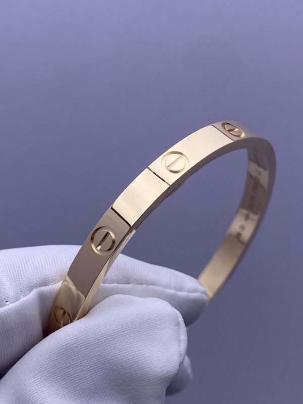 CARTIER LOVE YELLOW GOLD CLASSIC MODEL BRACELET - Ảnh 3