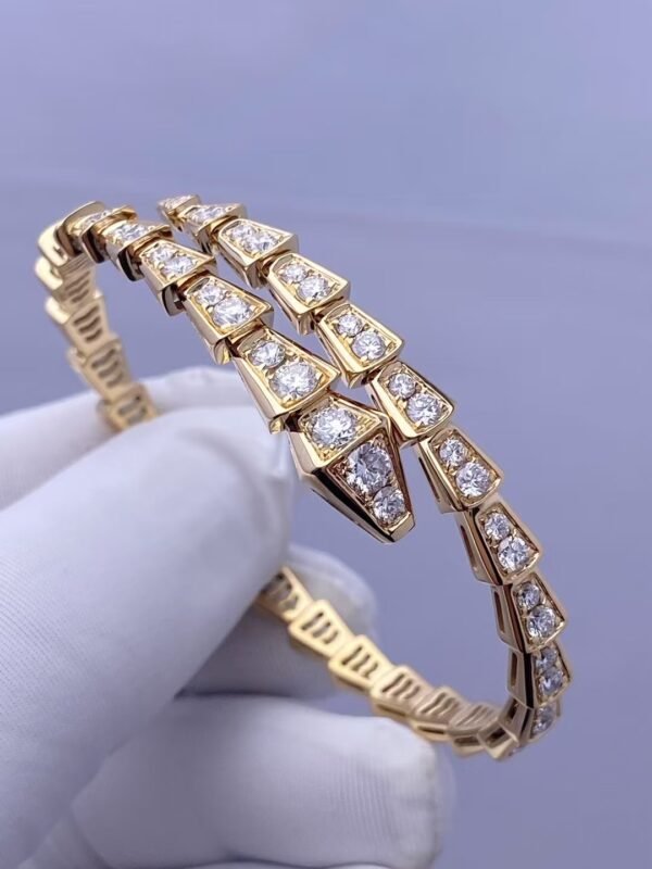 BULGARI SERPENTI VIPER YELLOW GOLD BRACELET