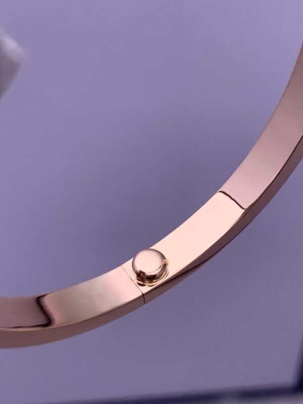 CARTIER LOVE ROSE GOLD MEDIUM SIZE BRACELET - Ảnh 7