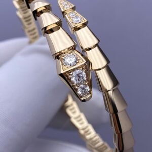 BULGARI SERPENTI VIPER YELLOW GOLD BRACELETS