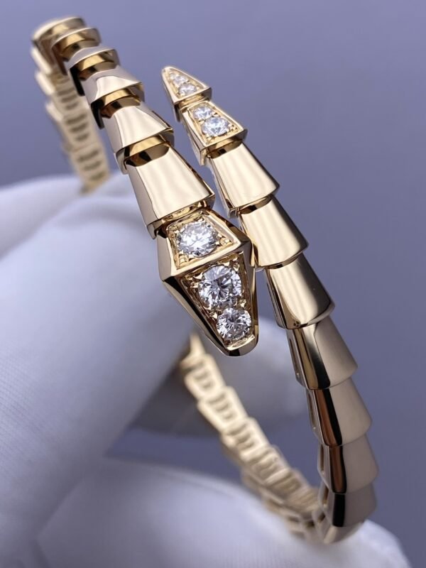 BULGARI SERPENTI VIPER YELLOW GOLD BRACELETS