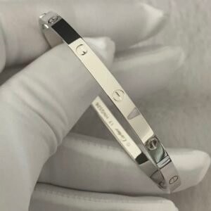 CARTIER LOVE 18K WHITE GOLD SIZE SMALL BRACELET