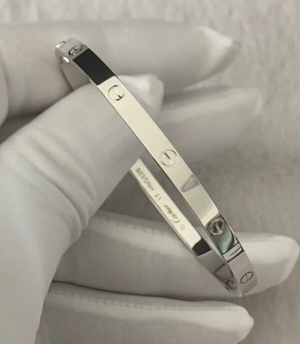 CARTIER LOVE 18K WHITE GOLD SIZE SMALL BRACELET