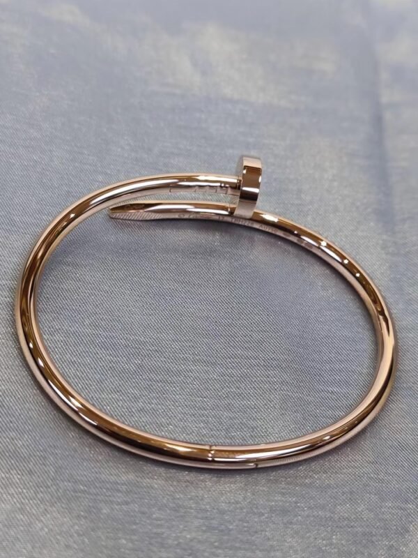 CARTIER JUSTE UN CLOU 18K ROSE GOLD CLASSIC MODEL BRACELET - Ảnh 3