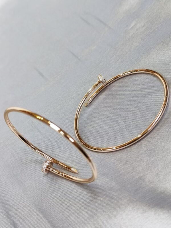 CARTIER JUSTE UN CLOU 18K ROSE GOLD SIZE SMALL BRACELET - Ảnh 5