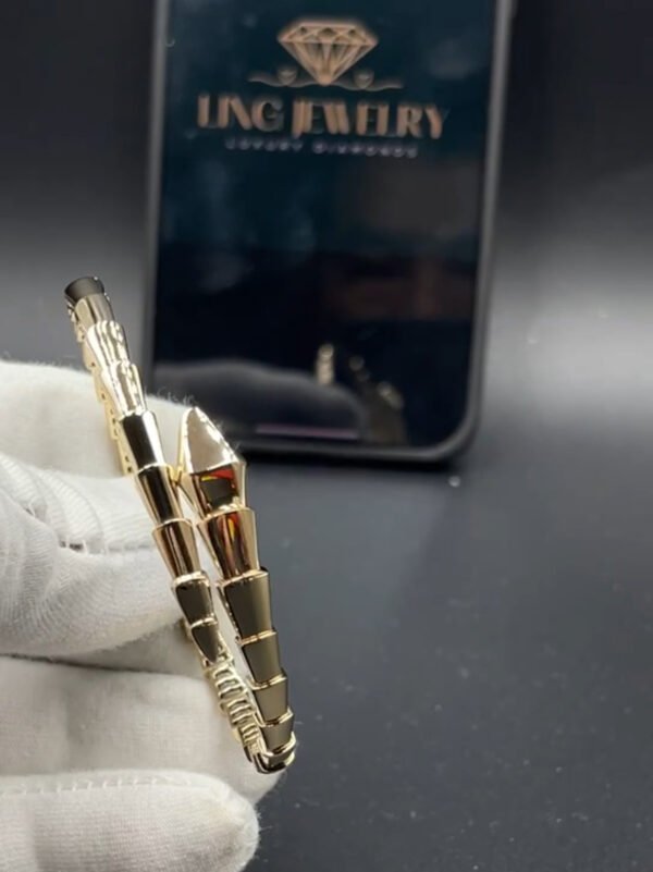BULGARI VIPER SERPENTI 18K YELLOW GOLD BRACELET
