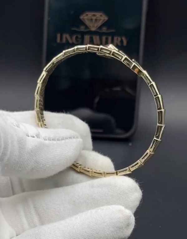 BULGARI VIPER SERPENTI 18K YELLOW GOLD BRACELET - Ảnh 4