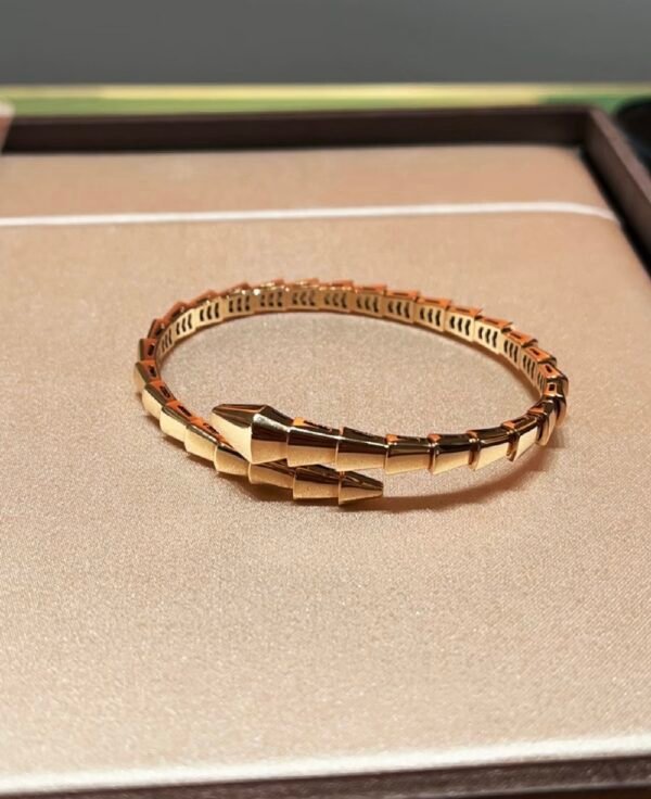 BULGARI VIPER SERPENTI 18K ROSE GOLD BRACELET