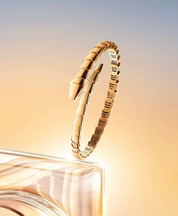 BULGARI VIPER SERPENTI 18K ROSE GOLD BRACELET - Ảnh 4