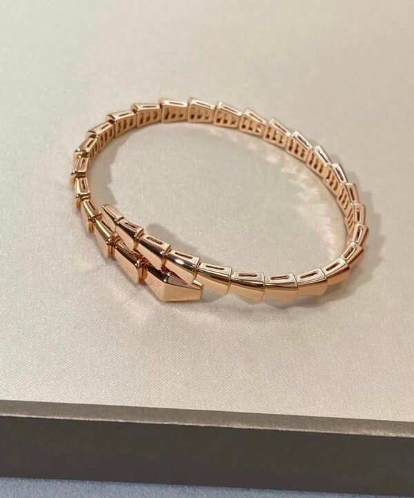 BULGARI VIPER SERPENTI 18K ROSE GOLD BRACELET - Ảnh 5