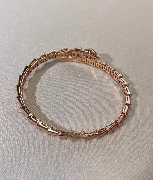 BULGARI VIPER SERPENTI 18K ROSE GOLD BRACELET - Ảnh 6