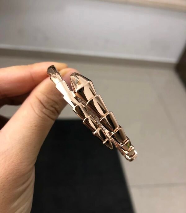 BULGARI VIPER SERPENTI 18K ROSE GOLD BRACELET - Ảnh 10