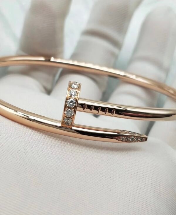 CARTIER JUSTE UN CLOU 18K ROSE GOLD CLASSIC MODEL BRACELET - Ảnh 4