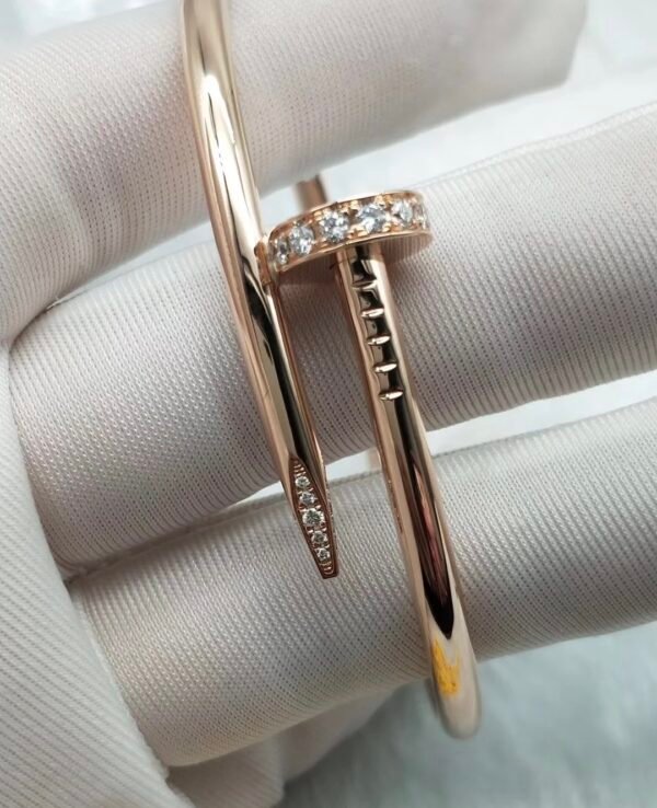 CARTIER JUSTE UN CLOU 18K ROSE GOLD CLASSIC MODEL BRACELET
