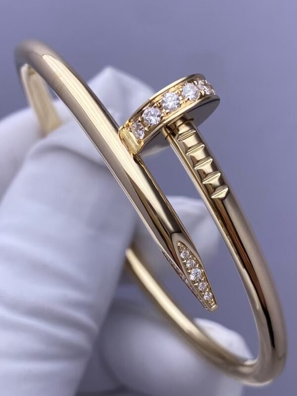 CARTIER JUSTE UN CLOU 18K YELLOW GOLD CLASSIC MODEL, DIAMOND BRACELET