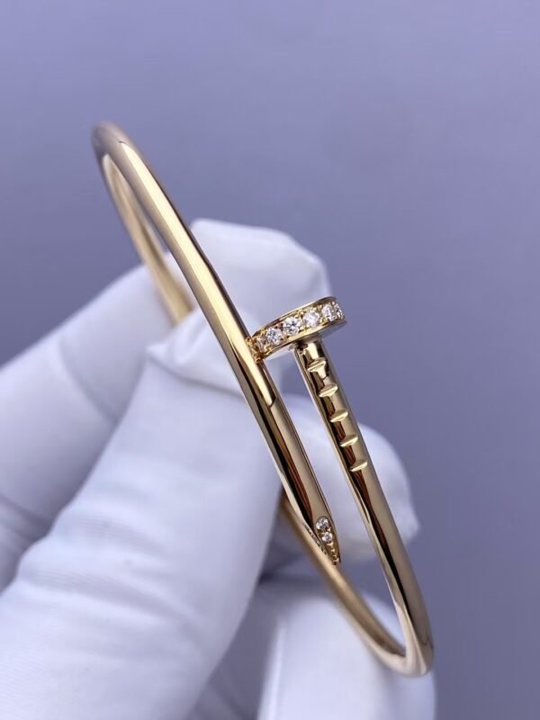 CARTIER JUSTE UN CLOU 18K YELLOW GOLD SMALL SIZE DIAMOND BRACELET