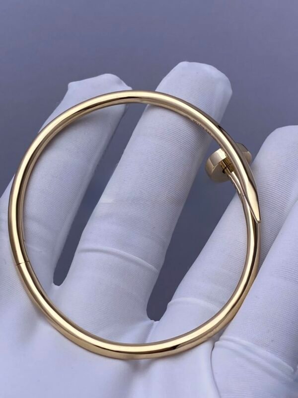 CARTIER JUSTE UN CLOU 18K YELLOW GOLD MEDIUM SIZE CLASSIC MODEL - Ảnh 3