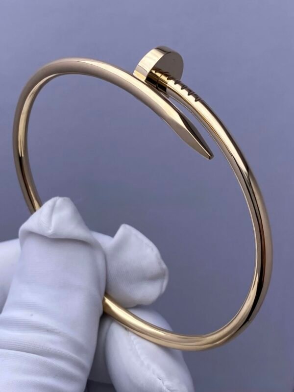 CARTIER JUSTE UN CLOU 18K YELLOW GOLD MEDIUM SIZE CLASSIC MODEL - Ảnh 4