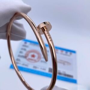 CARTIER JUSTE UN CLOU 18K ROSE GOLD MEDIUM SIZE CLASSIC MODEL
