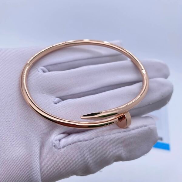 CARTIER JUSTE UN CLOU 18K ROSE GOLD MEDIUM SIZE CLASSIC MODEL - Ảnh 3