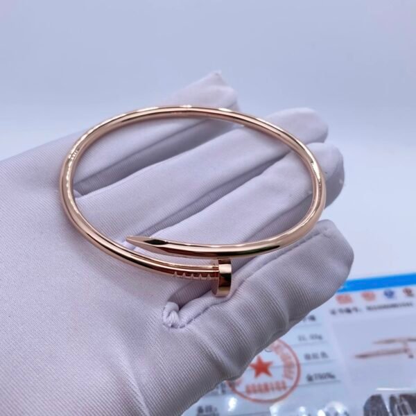 CARTIER JUSTE UN CLOU 18K ROSE GOLD MEDIUM SIZE CLASSIC MODEL - Ảnh 8