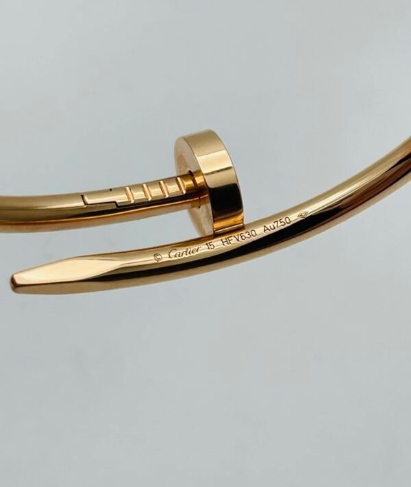 CARTIER JUSTE UN CLOU 18K YELLOW GOLD MEDIUM SIZE CLASSIC MODEL - Ảnh 5