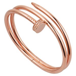 JUSTE UN CLOU BRACELET, ROSE GOLD,DOUBLE, DIAMONDS