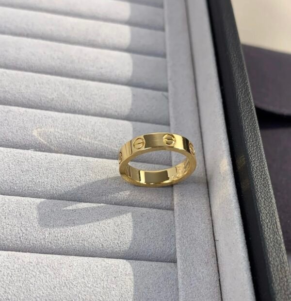 CARTIER LOVE RING, YELLOW GOLD, SMALL MODEL - Ảnh 5