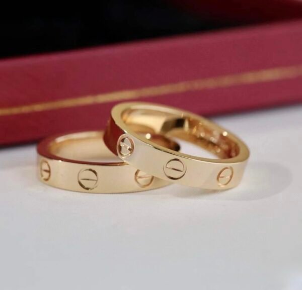CARTIER LOVE RING, YELLOW GOLD, SMALL MODEL - Ảnh 6