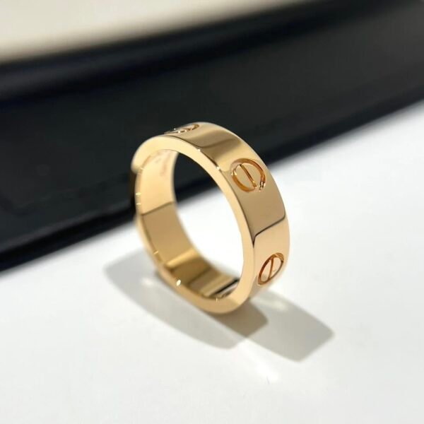 CARTIER LOVE RING, YELLOW GOLD, CLASSIC MODEL - Ảnh 2