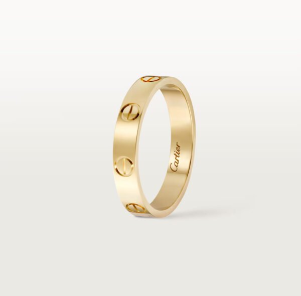 CARTIER LOVE RING, YELLOW GOLD, SMALL MODEL
