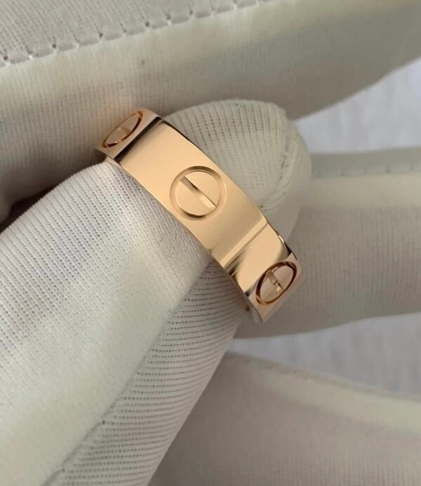 CARTIER LOVE RING, ROSE GOLD, CLASSIC MODEL - Ảnh 6