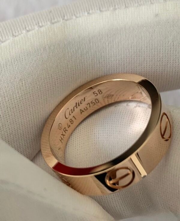 CARTIER LOVE RING, ROSE GOLD, CLASSIC MODEL - Ảnh 7