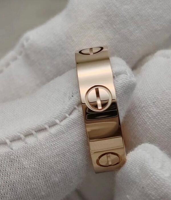CARTIER LOVE RING, ROSE GOLD, CLASSIC MODEL - Ảnh 2