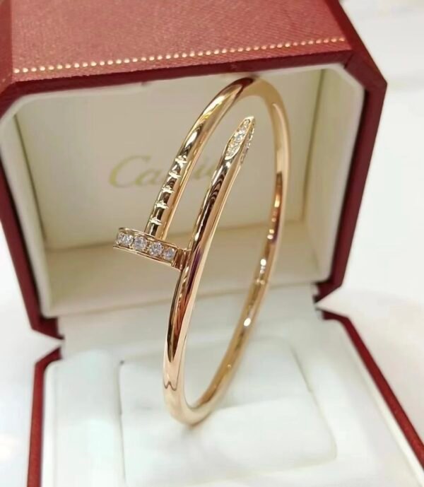 CARTIER JUSTE UN CLOU 18K ROSE GOLD CLASSIC MODEL BRACELET - Ảnh 8
