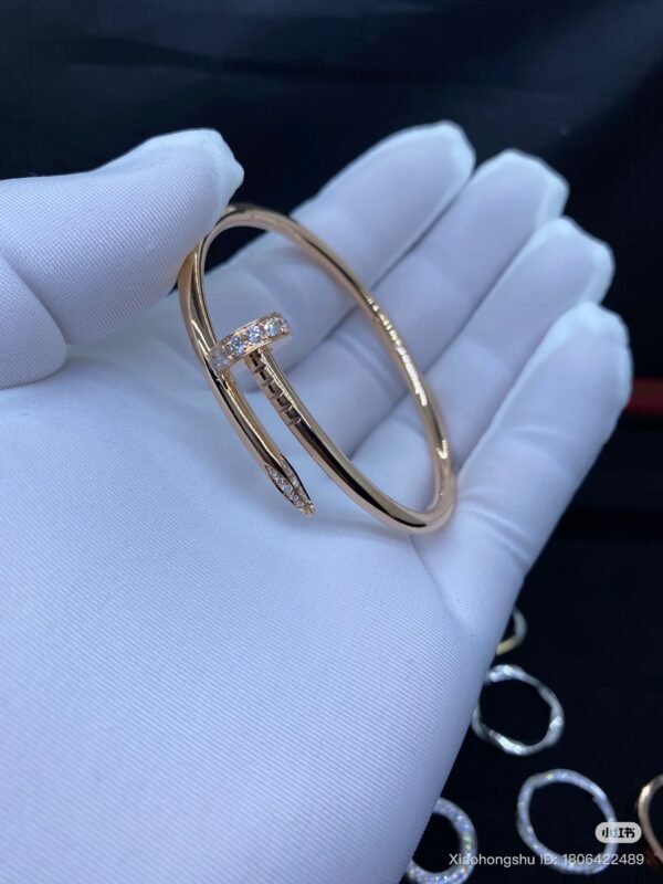 CARTIER JUSTE UN CLOU 18K ROSE GOLD CLASSIC MODEL BRACELET - Ảnh 6
