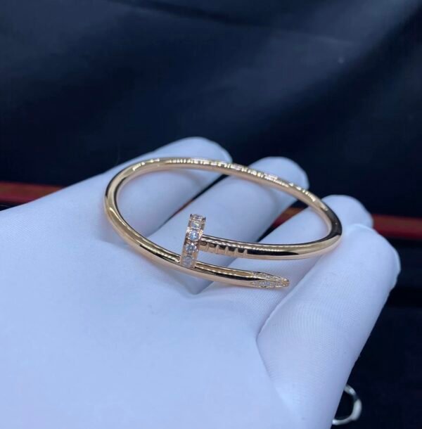 CARTIER JUSTE UN CLOU 18K ROSE GOLD CLASSIC MODEL BRACELET - Ảnh 5