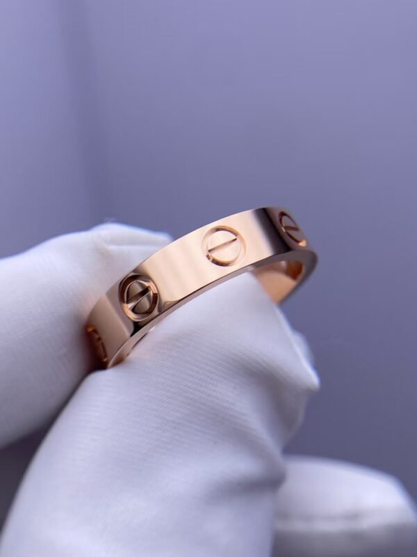 CARTIER LOVE RING,18K ROSEGOLD, SMALL MODEL - Ảnh 5