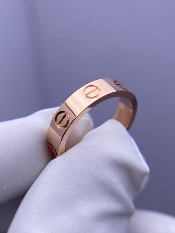 CARTIER LOVE RING,18K ROSEGOLD, SMALL MODEL - Ảnh 4